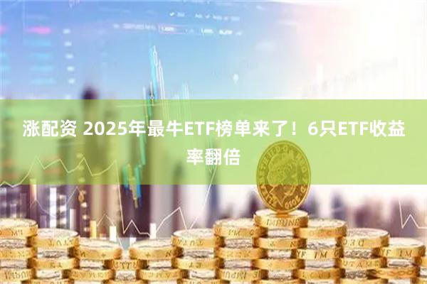 涨配资 2025年最牛ETF榜单来了！6只ETF收益率翻倍